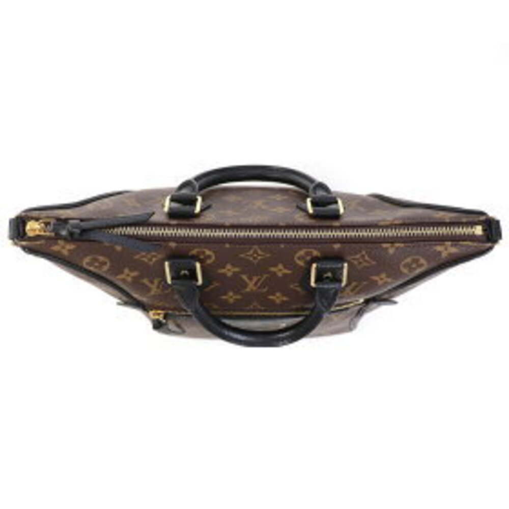 Louis Vuitton Black Noir Monogram HAND TOURNEL LV Leather Black Shoulder - Picture 6 of 9